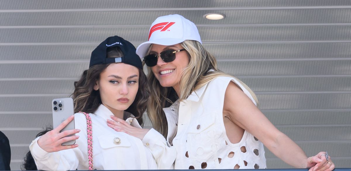 Χάιντι Κλουμ: Μαζί με την κόρη της, Λένι στο Grand Prix του Μονακό ντυμένες στα λευκά!