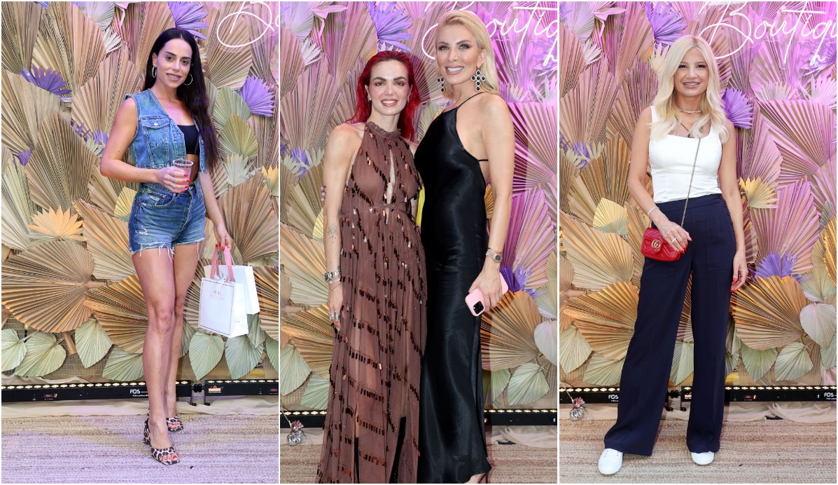 Καινούργιου, Σκορδά, Αντωνά σε καλοκαιρινό fashion event στη Γλυφάδα