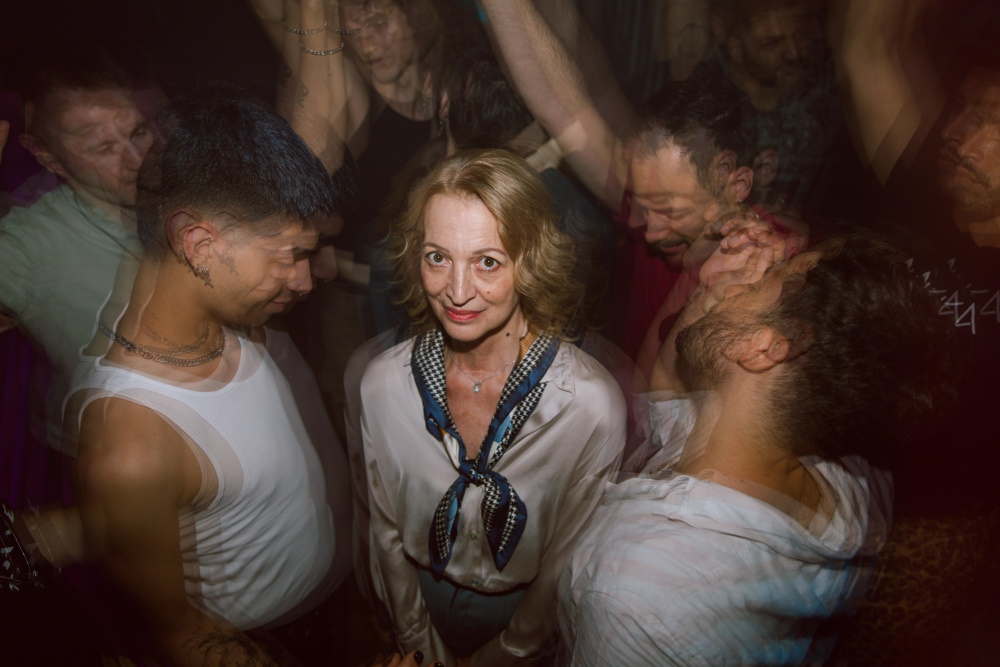 Η Λουκία Πιστιόλα στο Blue Train.