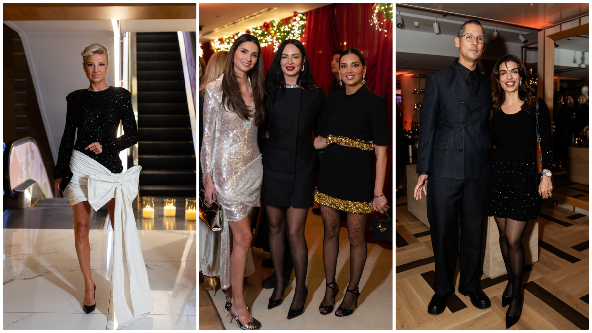 Τα γιορτινά looks σε Pre Christmas fashion event στο Σύνταγμα